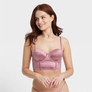 Auden Satin Mauve Corset NWT XXL